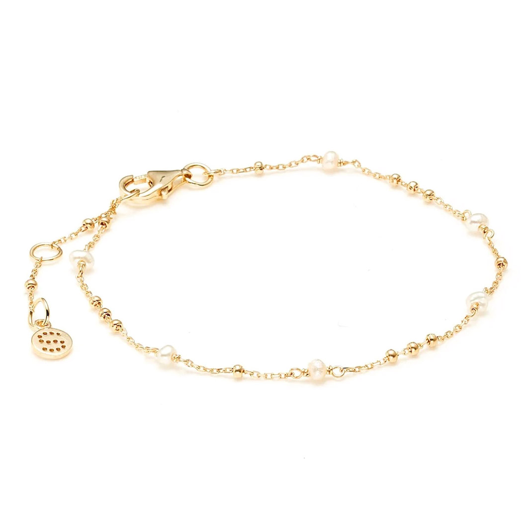 Silk & Steel Dotty Pearl Bracelet